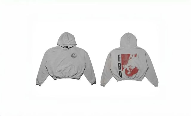 ERD Red Print Hoodie