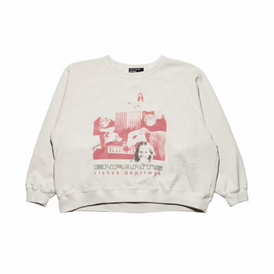 ERD Sweatshirt Red Portrait Print
