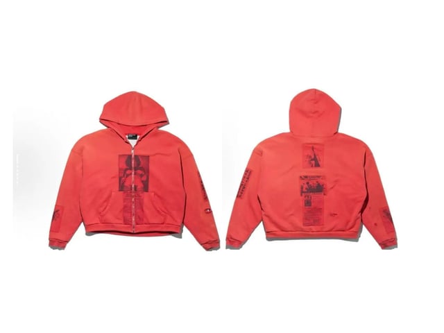 ERD Oversize Sweatshirt Red