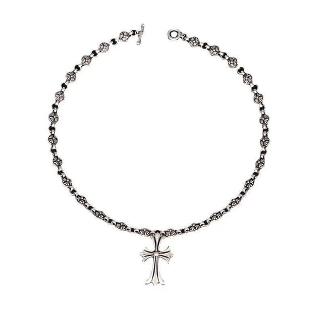 CH Cross Metal Necklace
