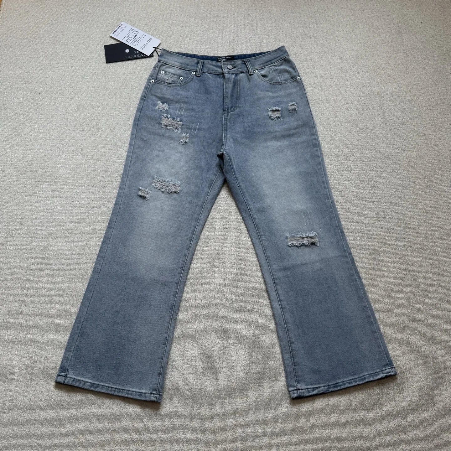 ERD Ripped Washed Jeans