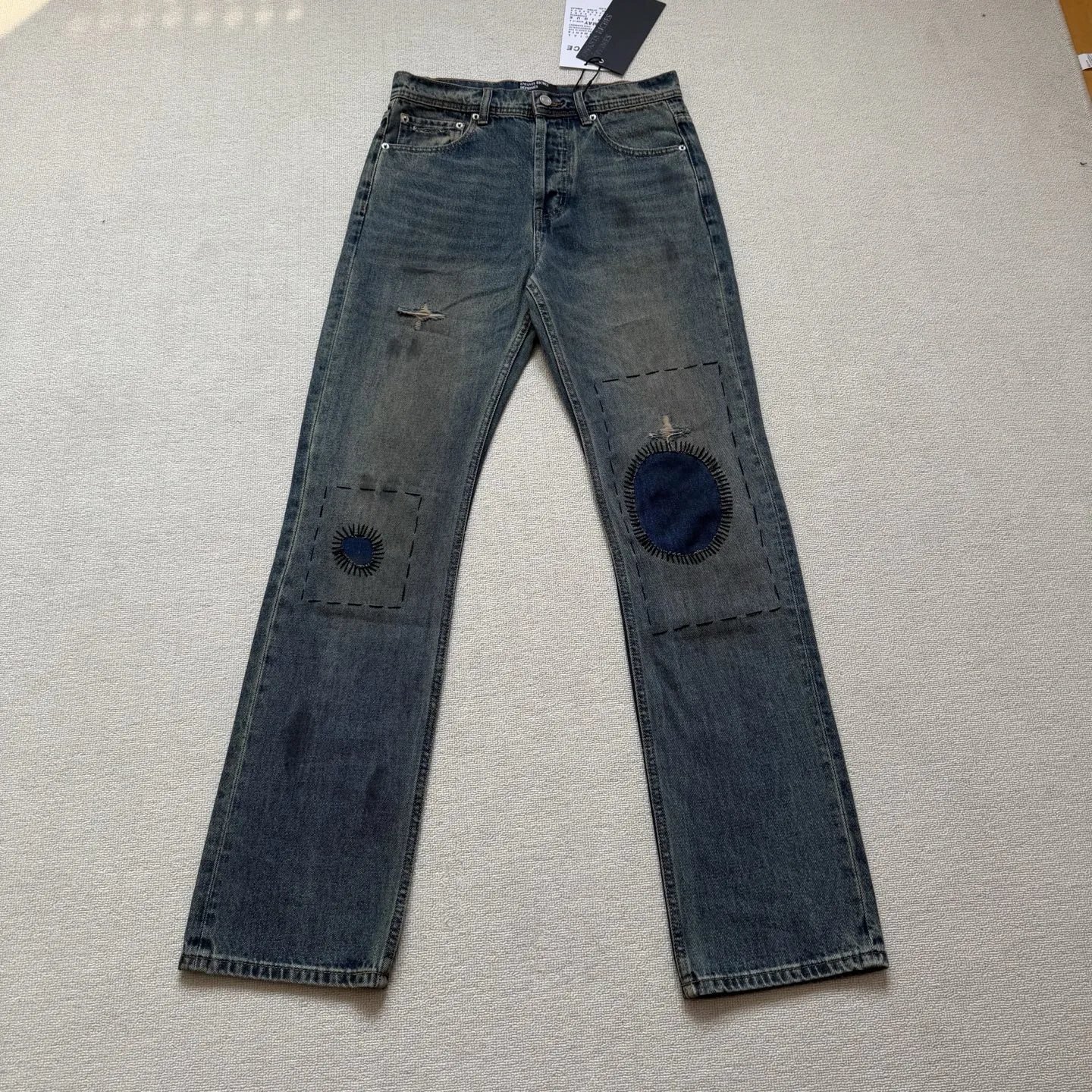 ERD Ripped Denim Jeans