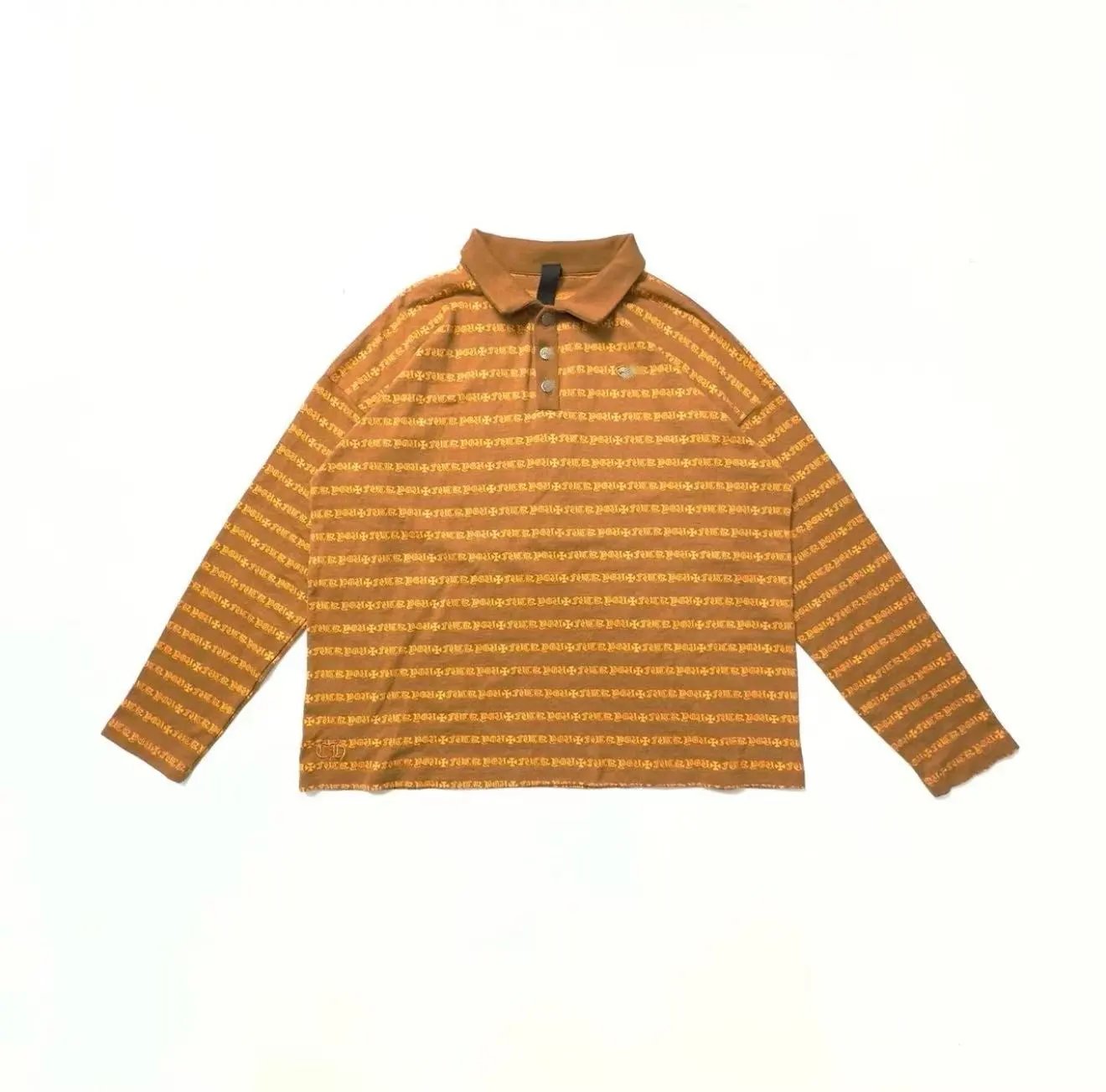 CH Long Sleeve Stripe Tee Brown