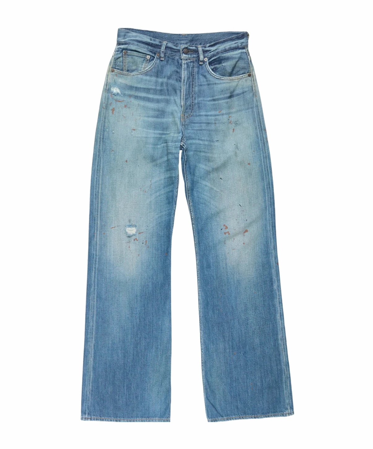 Acn Distressed Denim Jeans
