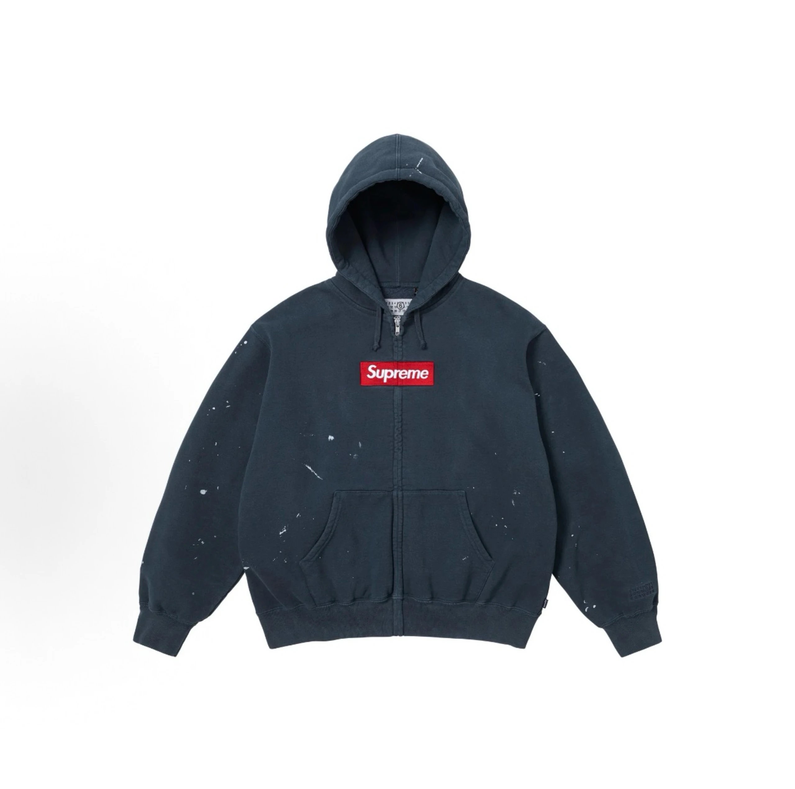 SUP Box Logo Zip Up Hoodie