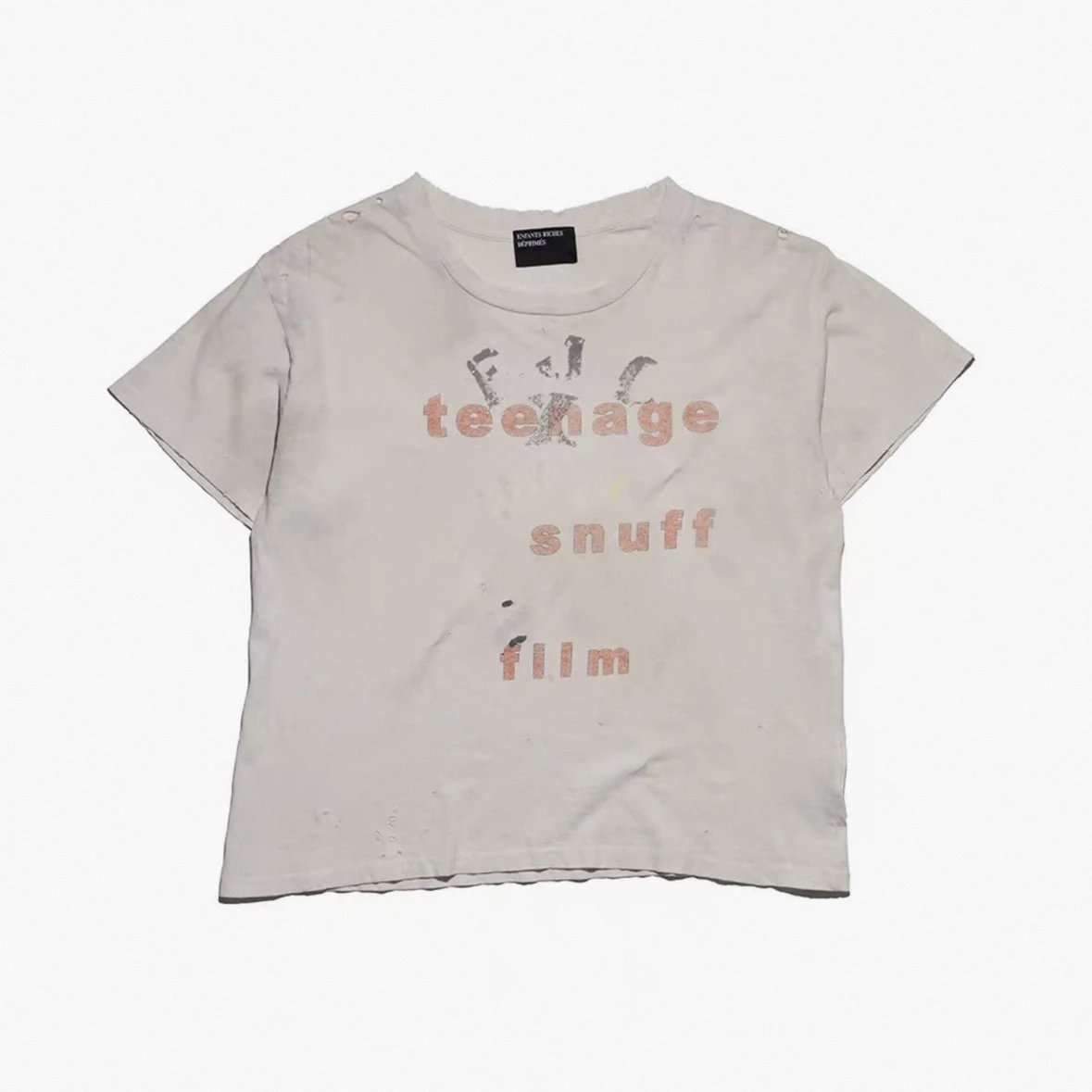 ERD Jersey Tee White