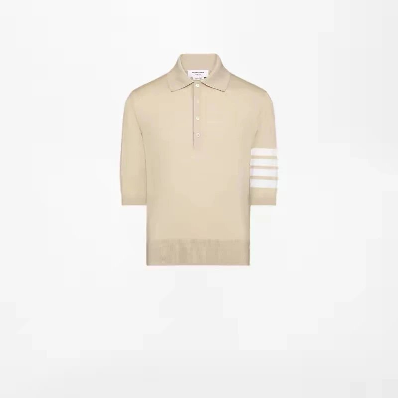 TB Wool Silk Polo Shirt