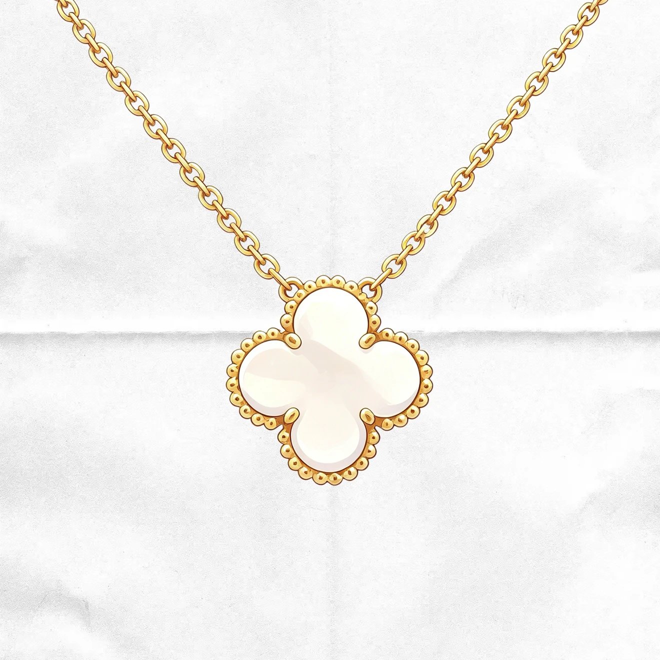 VC Copper Single Flower Necklace