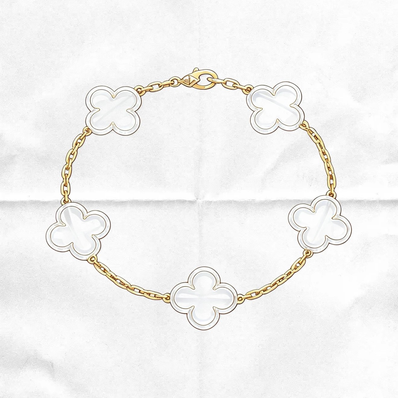 VC Copper Five Flower Bracelet