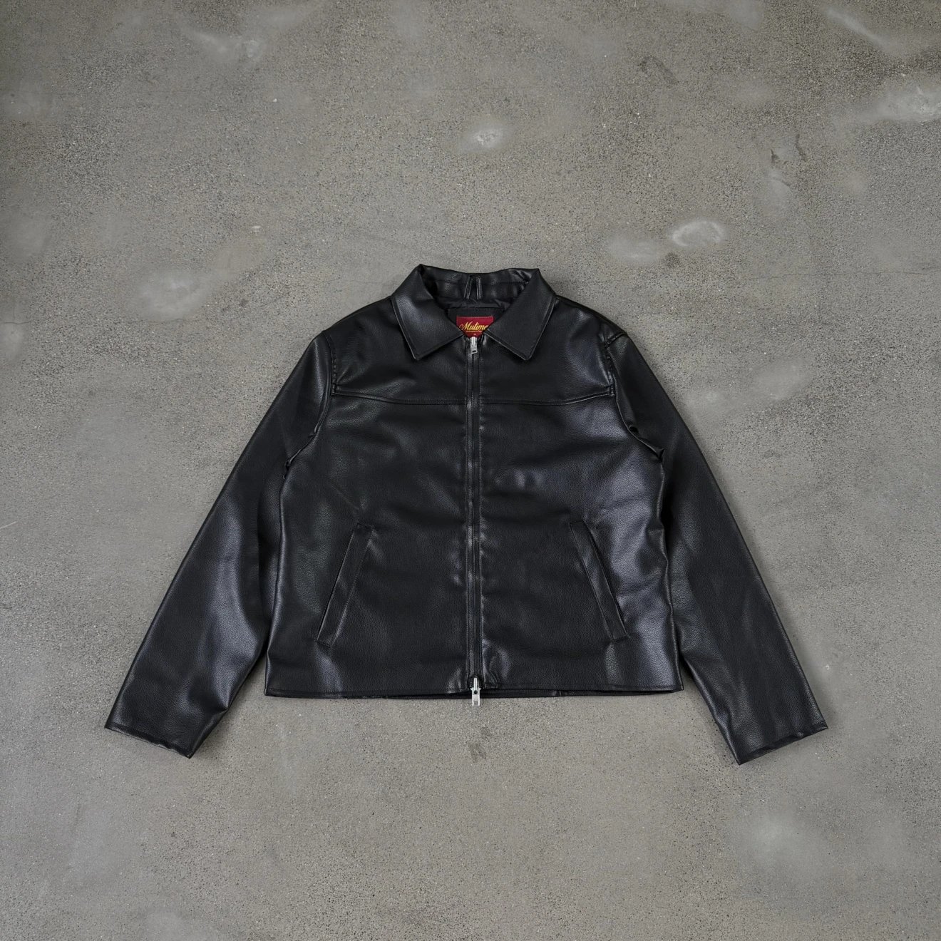 Mult Black Leather Jacket